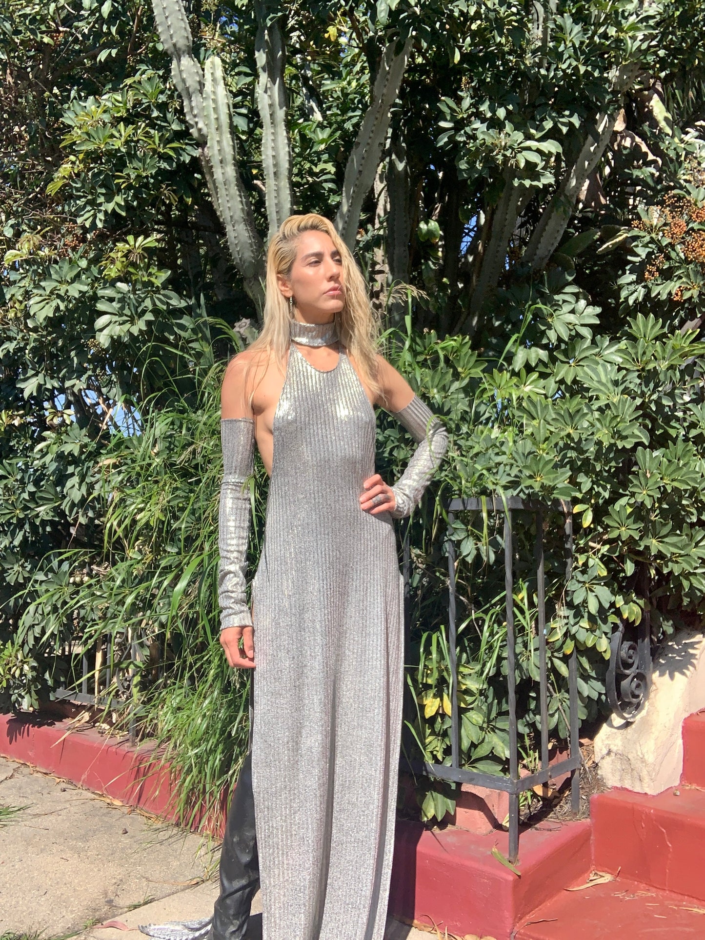 Silver warrior dress