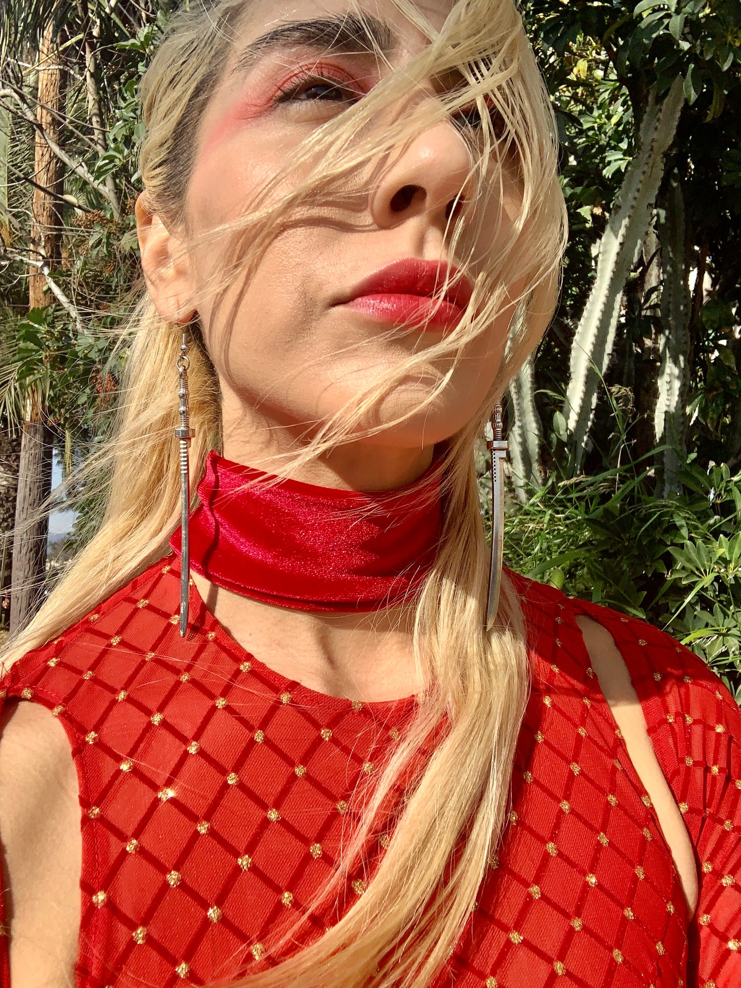 Red Armor full body suit