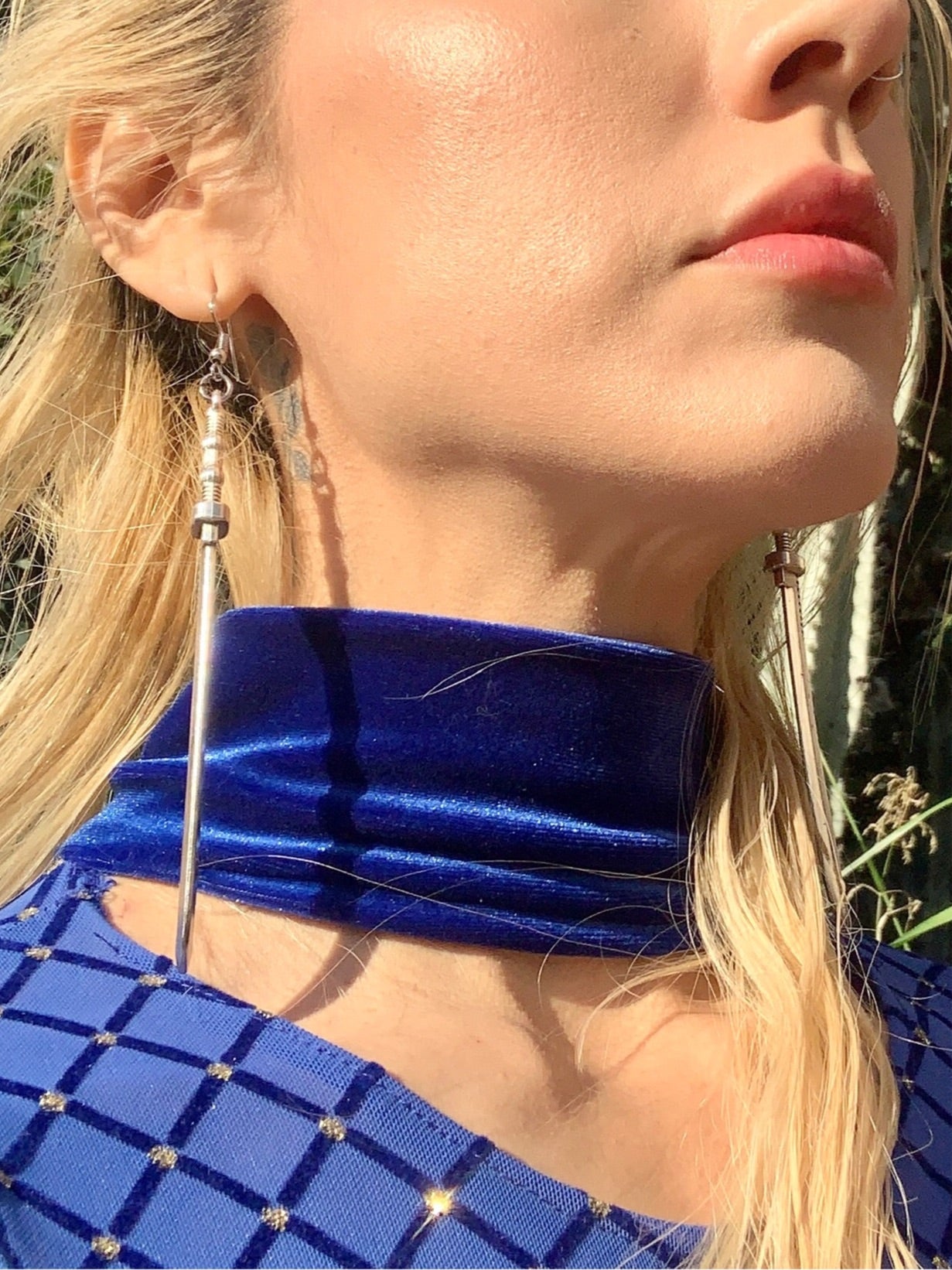 Katana earrings